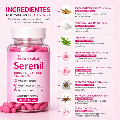 AnexoLab Serenil - Reduce el Cortisol y el estrés